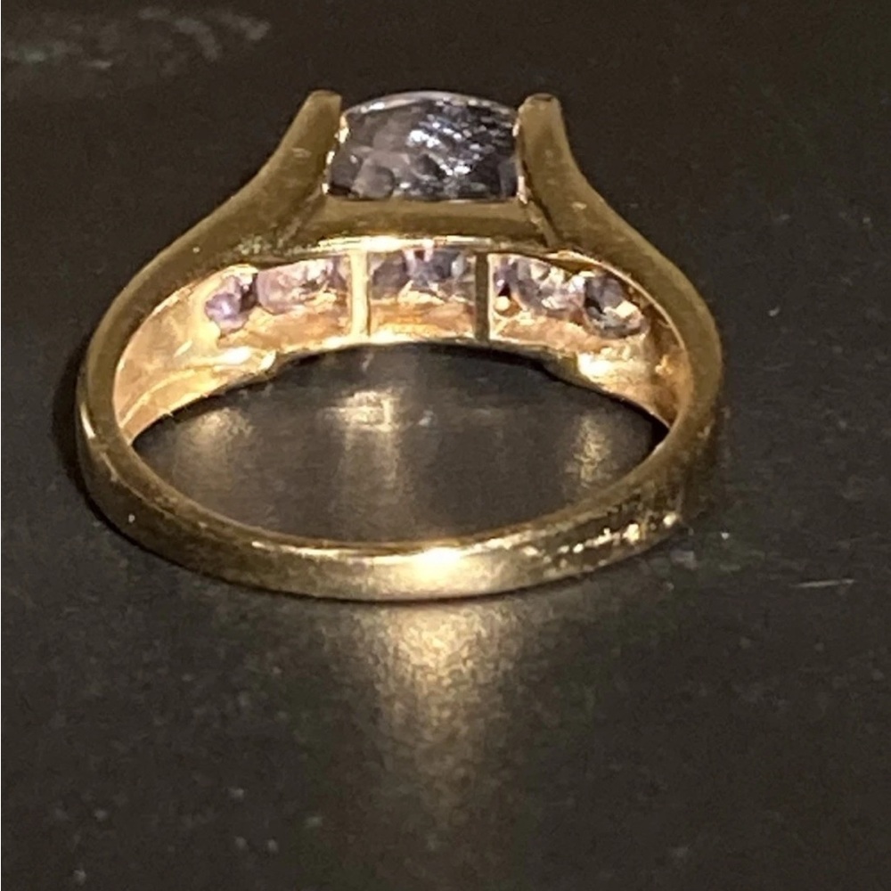 Morganite Natural Yellow Solid Gold Ring 14k - image 2